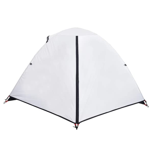 vidaXL Campingtelt for 2 personer hvit blendingsstoff vanntett