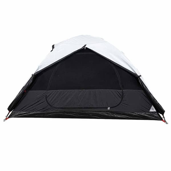vidaXL Campingtelt for 2 personer hvit blendingsstoff vanntett