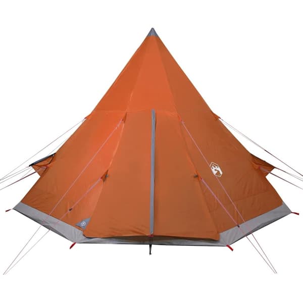 vidaXL 4-personers campingtelt vandtæt orange