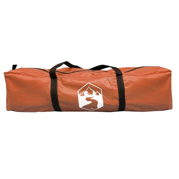 vidaXL Campingtelt tipi 4 personer oransje vanntett