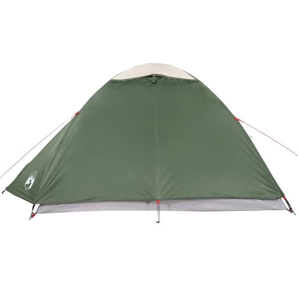 vidaXL Kuppeltelt for camping 4 personer grønn vanntett