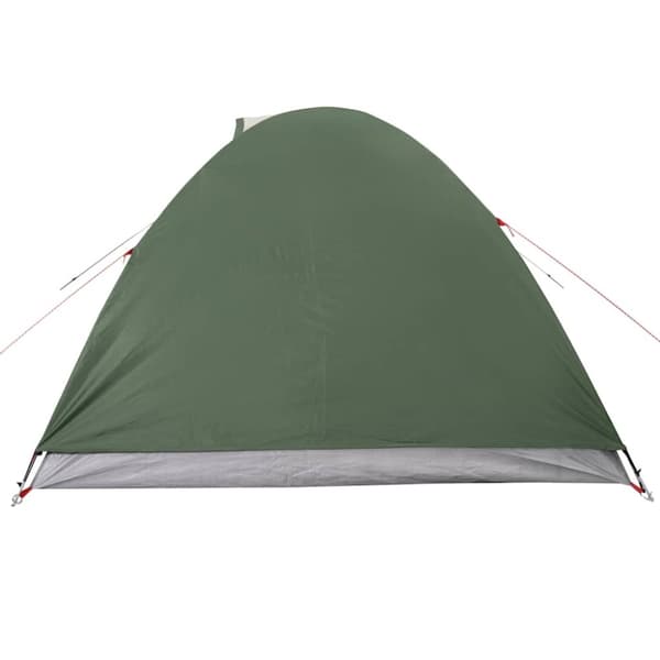vidaXL Kuppeltelt for camping 4 personer grønn vanntett