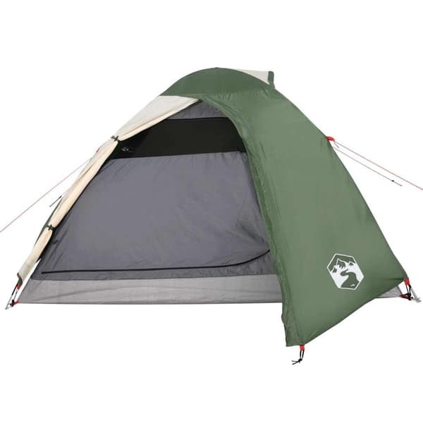 vidaXL 4-personers campingtelt vandtæt kuppel grøn