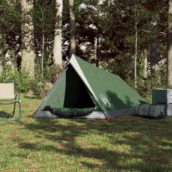 vidaXL Campingtelt 2 personer grønn vanntett