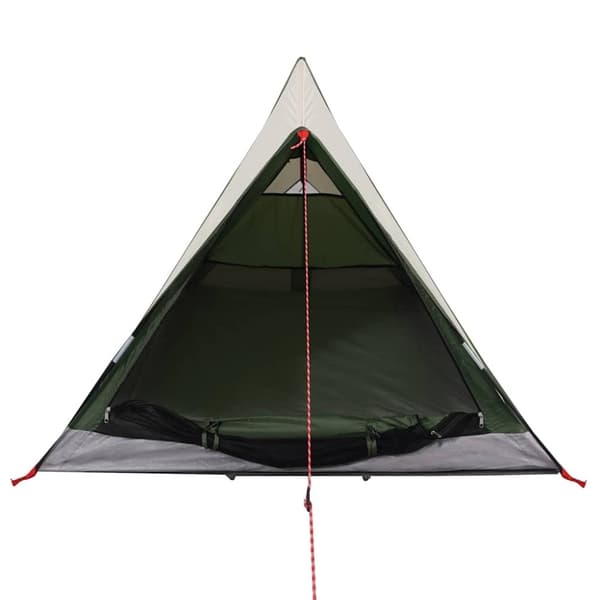 vidaXL Campingtelt 2 personer grønn vanntett