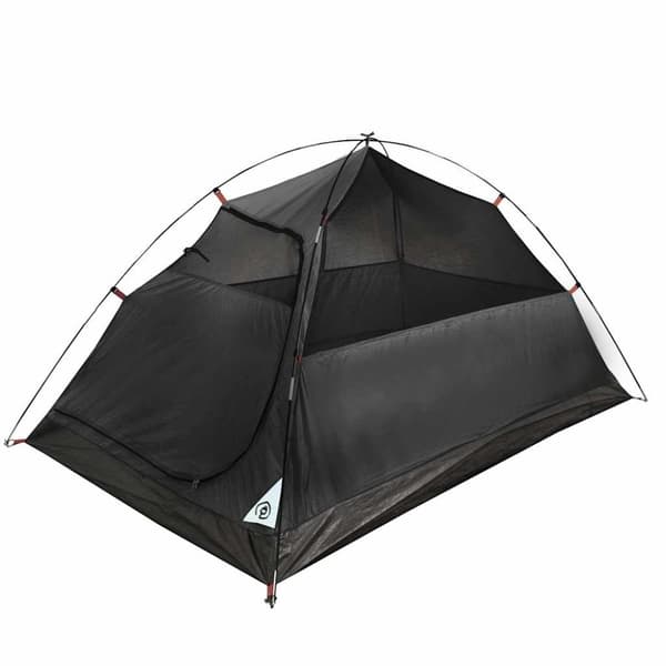 vidaXL Kuppeltelt for camping 2 personer hvit blendingsstoff vanntett