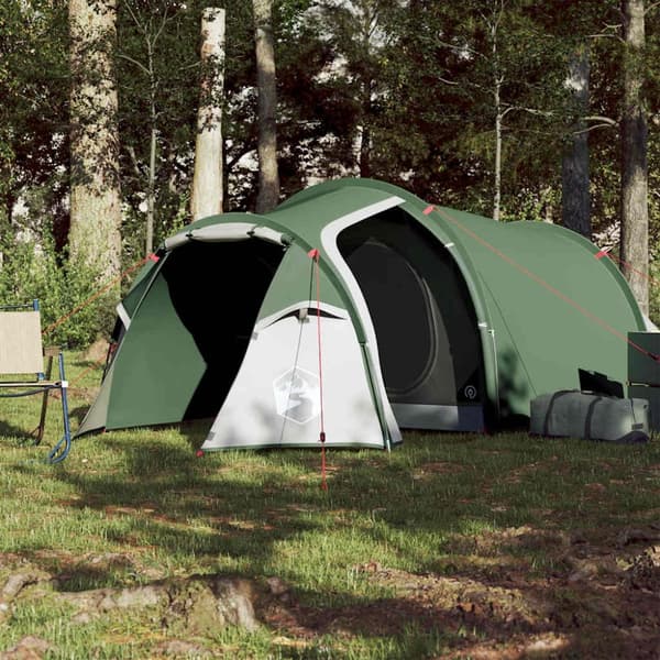 vidaXL 2-personers campingtelt vandtæt grøn