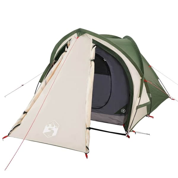 vidaXL 2-personers campingtelt vandtæt kuppel grøn