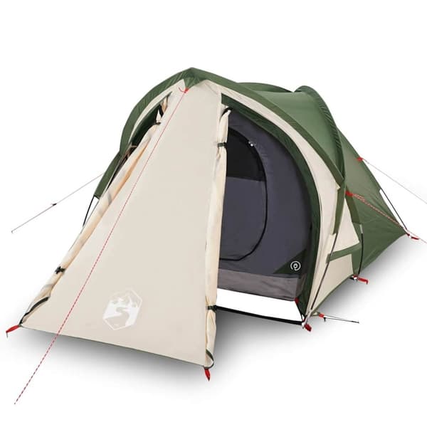 vidaXL 2-personers campingtelt vandtæt kuppel grøn