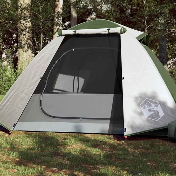 vidaXL 2-personers campingtelt vandtæt kuppel grøn