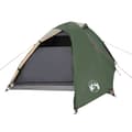 Miniatyrbilde 4 av 11: vidaXL Kuppeltelt for camping 3 personer grønn vanntett