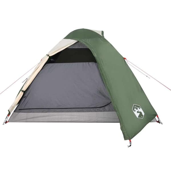 vidaXL Kuppeltelt for camping 3 personer grønn vanntett