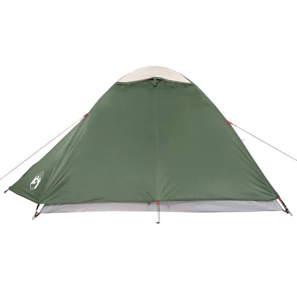 vidaXL Kuppeltelt for camping 3 personer grønn vanntett