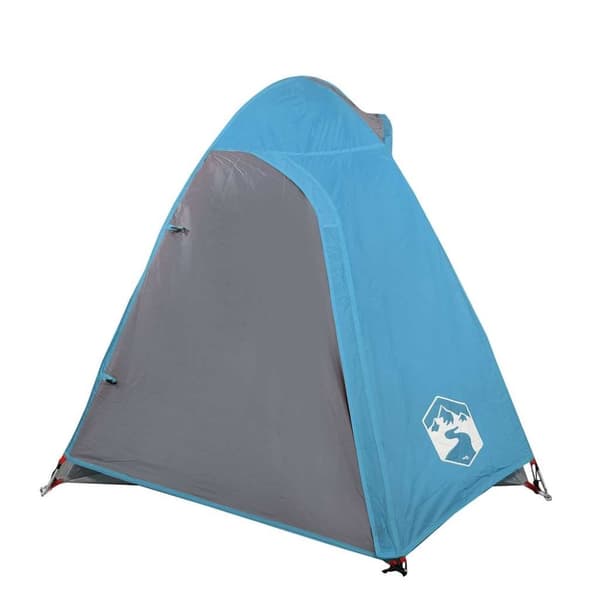 vidaXL Kuppeltelt for camping 1 person blå vanntett