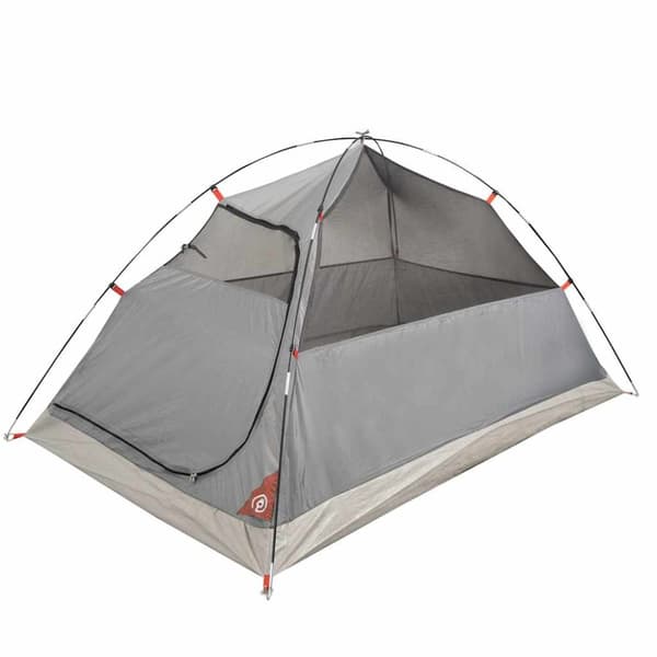 vidaXL 4-personers campingtelt vandtæt grå og orange