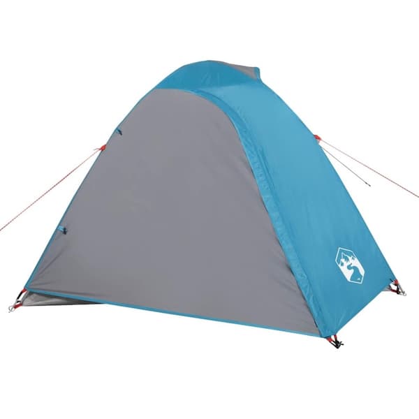 vidaXL Kuppeltelt for camping 3 personer blå vanntett