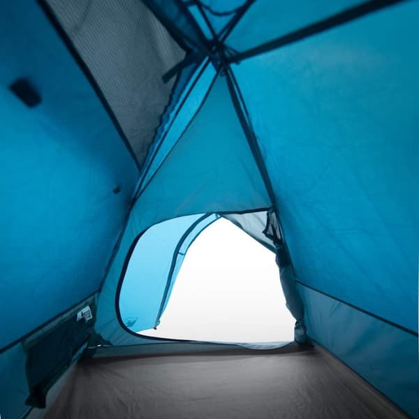vidaXL Kuppeltelt for camping 3 personer blå vanntett