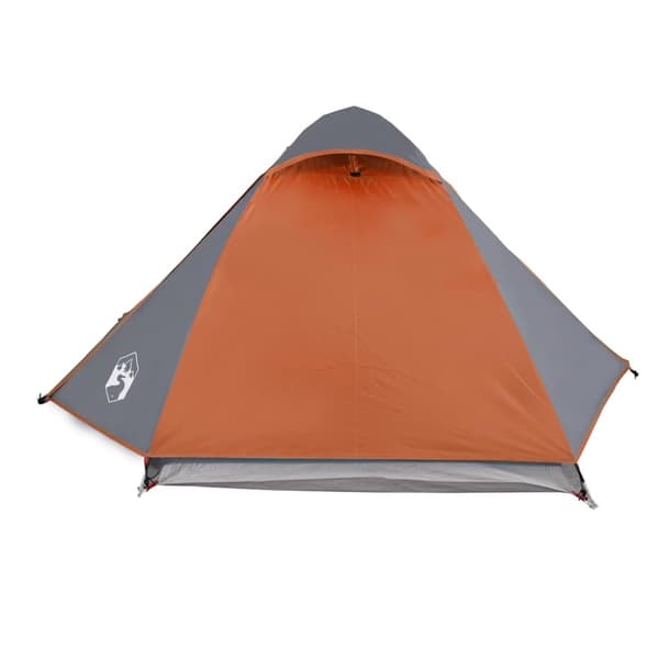 vidaXL Kuppeltelt for camping 2 personer oransje vanntett