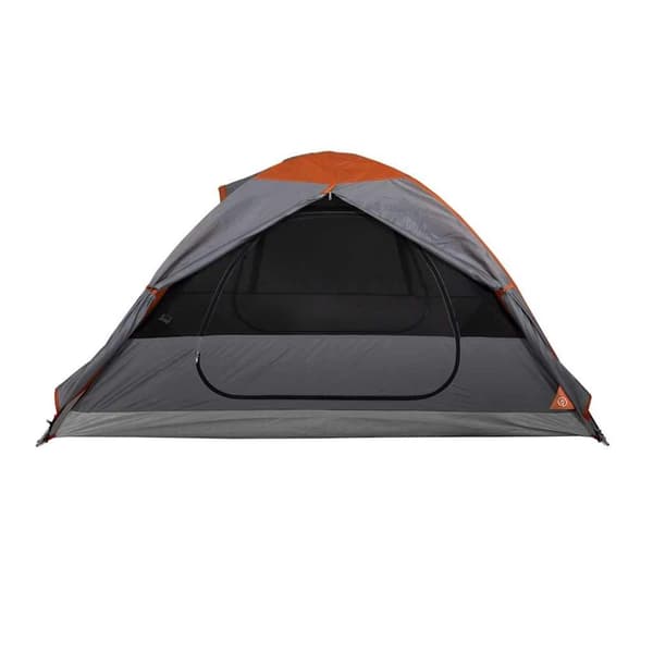 vidaXL Kuppeltelt for camping 2 personer oransje vanntett
