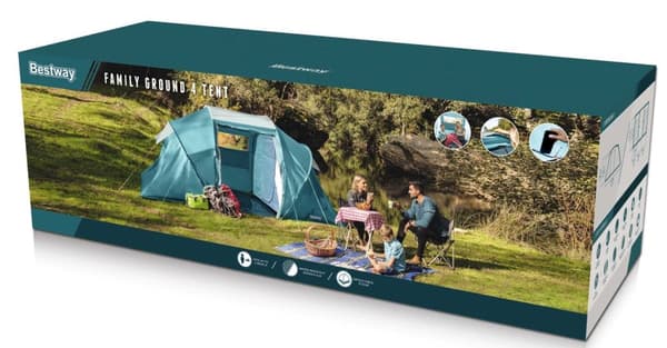 Bestway Family Ground 4 Tält 460 x 230 x 185 cm