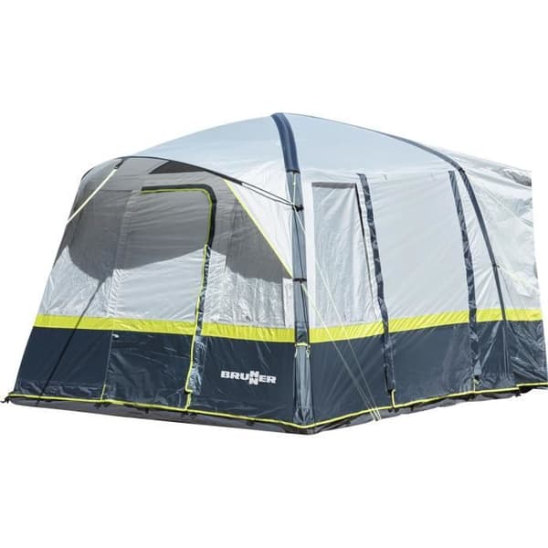 Uppblåsbar markis - BRUNNER - Trouper 2.0 - Optimerad luftram - Idealisk för camping Blå, Grå