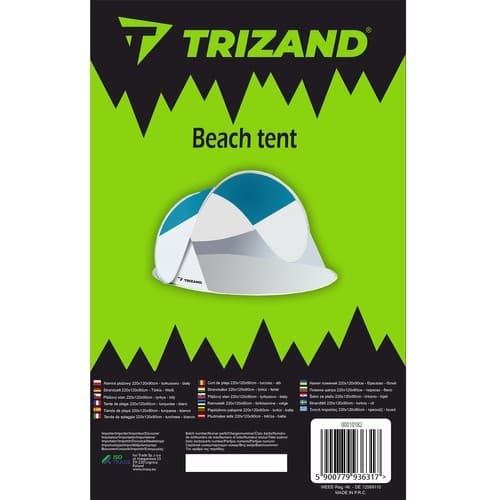 Rantateltta / Pop-Up Teltta / Tuulensuoja - 220x120x90cm