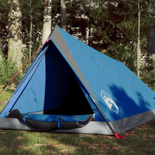 2-personers campingtelt vandtæt blå