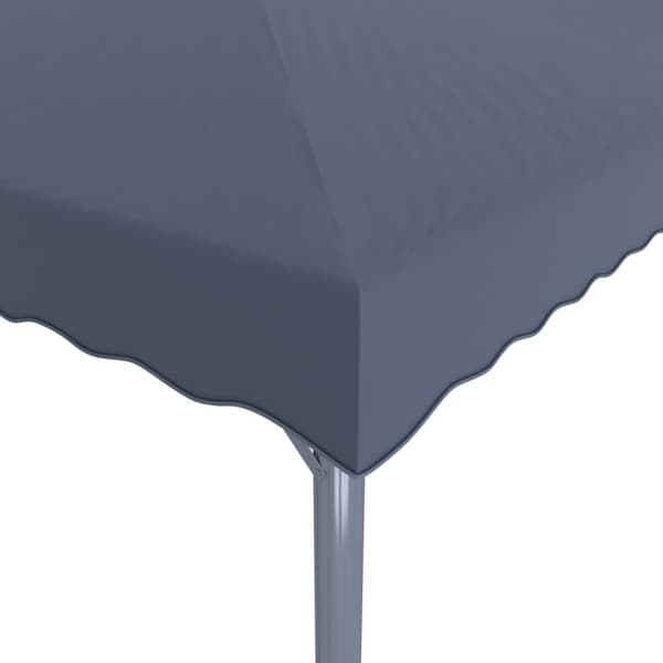 Paviljong 400x300 cm antracit aluminium