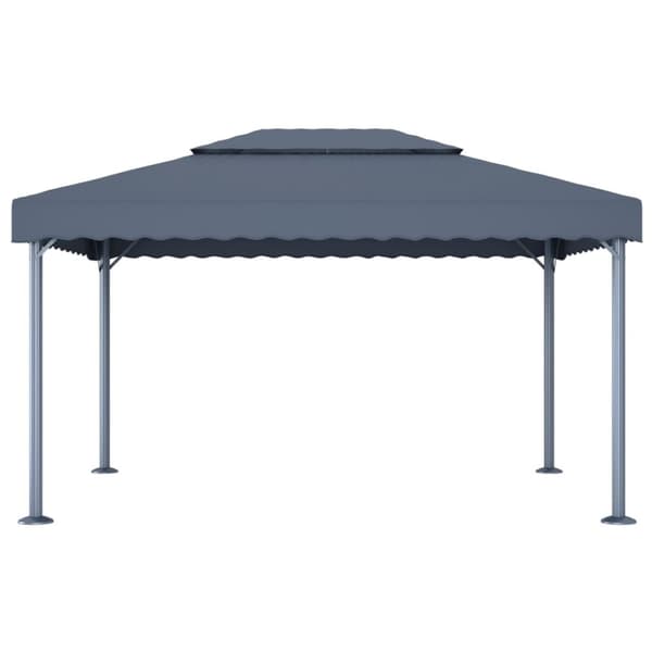 Paviljong 400x300 cm antracit aluminium