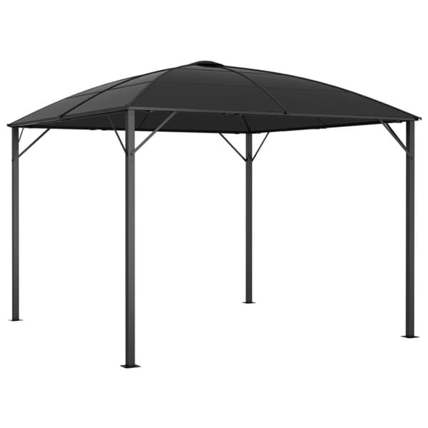 Paviljong med draperier 300x300x265 cm antracit