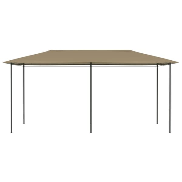 pavillon 2,98x5,3x2,59 m 160 g/m² gråbrun