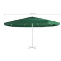 Miniatyrbillede 4 af 4: udskiftningsdug til parasol 500 cm grøn
