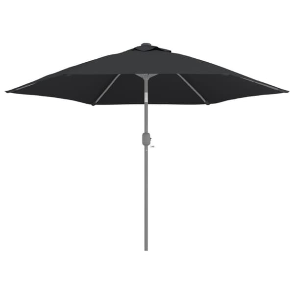 udskiftningsdug til parasol 300 cm sort