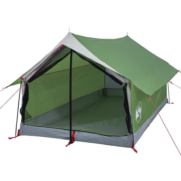 vidaXL 2-personers campingtelt vandtæt grøn