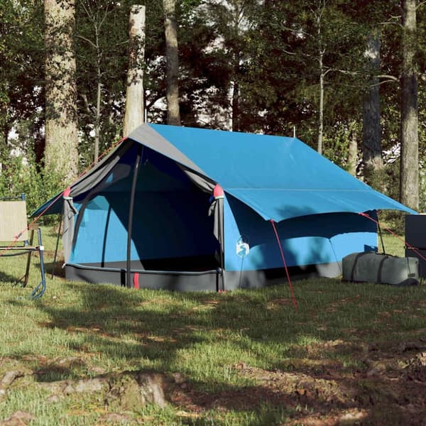vidaXL 2-personers campingtelt vandtæt blå