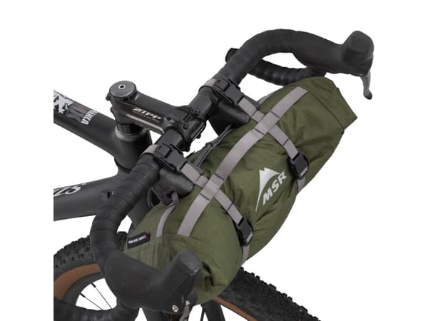 MSR vaellusteltta Vienvietė palapinė ant dviračio MSR Hubba Hubba Bikepack 1