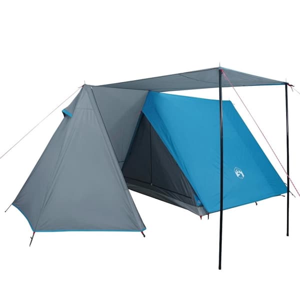 vidaXL Campingtelt 3 personer blå vanntett