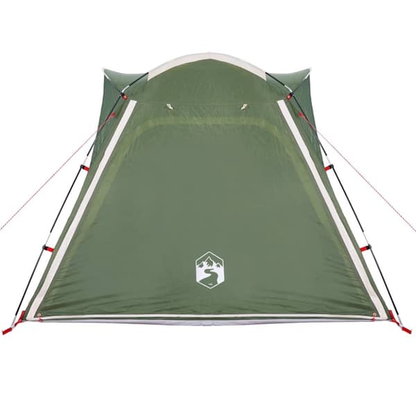 vidaXL 4-personers campingtelt vandtæt quick-release grøn