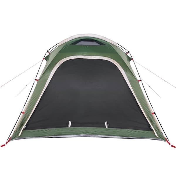 vidaXL Campingtelt 4 personer grønn hurtigutløser vanntett