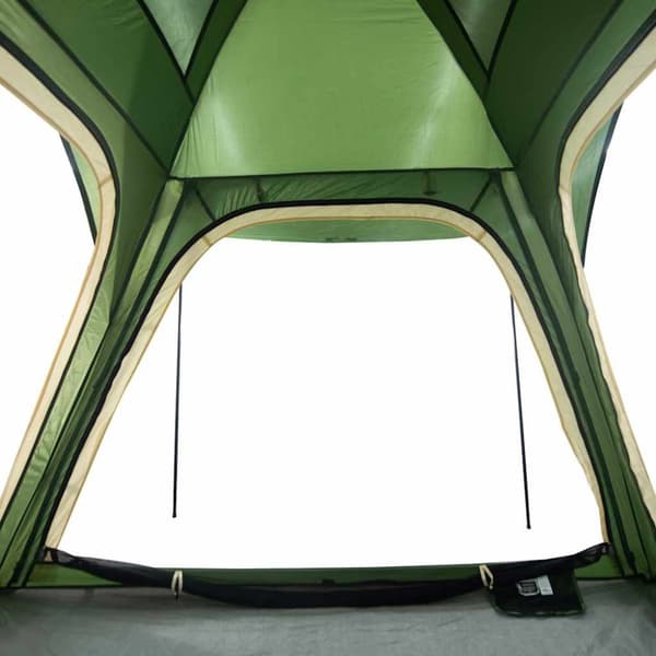 vidaXL Campingtelt 4 personer grønn hurtigutløser vanntett