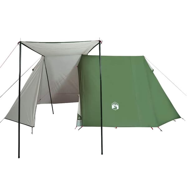 vidaXL 3-personers campingtelt vandtæt grøn
