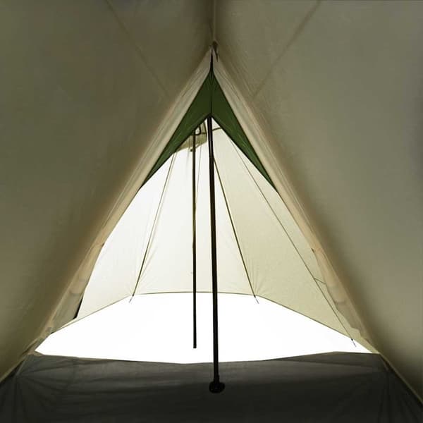 vidaXL 3-personers campingtelt vandtæt grøn