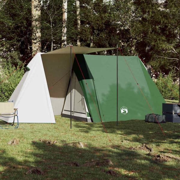 vidaXL Campingtelt 3 personer grønn vanntett