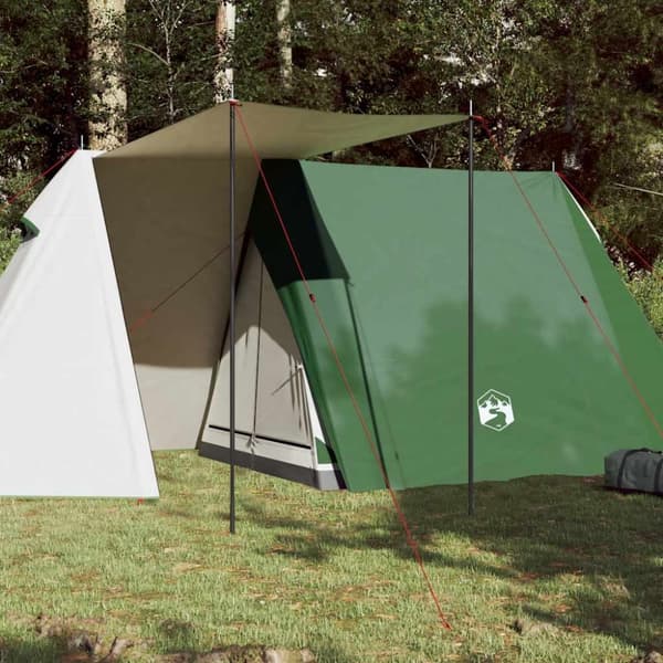 vidaXL Campingtelt 3 personer grønn vanntett
