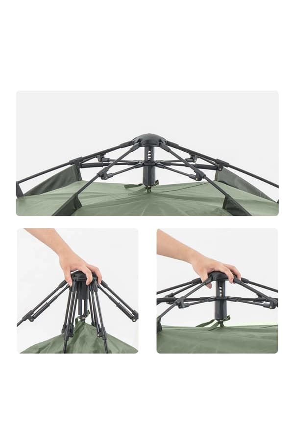 Tält pop-up 4 automatisk nh21zp008-skogsgrön