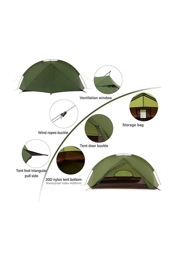 Tältet heter 2 NH-17T180-J-Forest Green