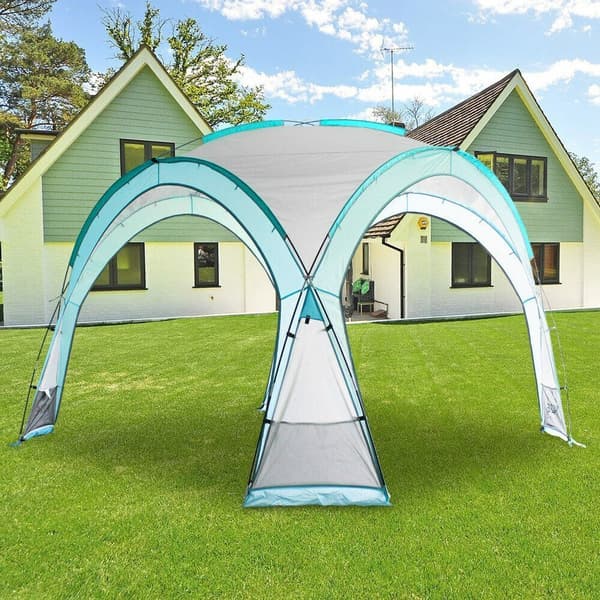 Puutarhapaviljonki teltta 3,5x3,5m Lukittava kupusein�m� hyttysverkko