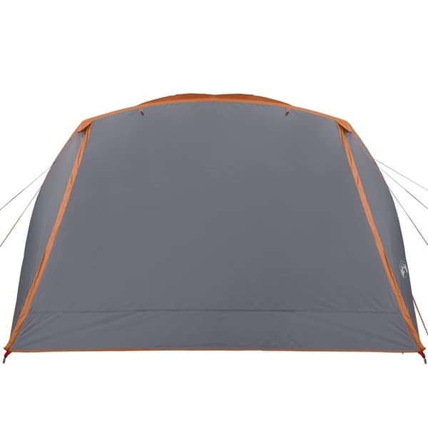 vidaXL Campingtelt med veranda 4 personer oransje vanntett