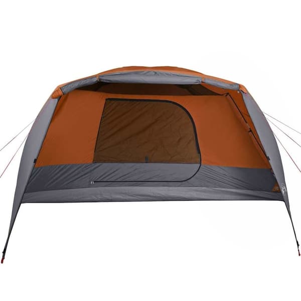vidaXL Campingtelt med veranda 4 personer oransje vanntett
