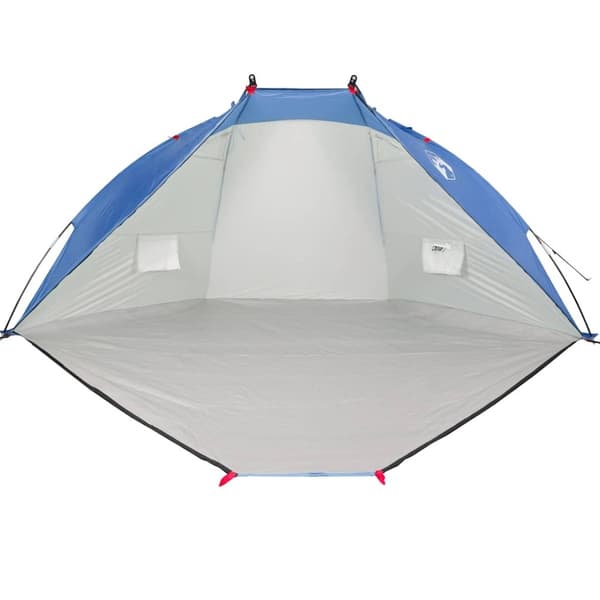 vidaXL Strandtelt asurblå 268x223x125 cm 185T polyester